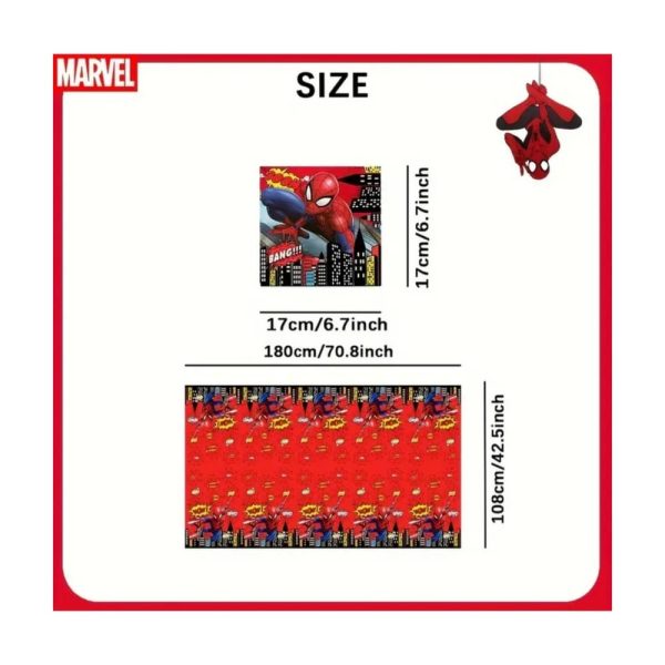 Spiderman Tablecloth Spiderman Table Decoration