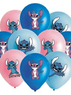 Stitch Latex Balloons Stitch Party Decorations