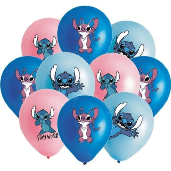 Stitch Latex Balloons Stitch Party Decorations