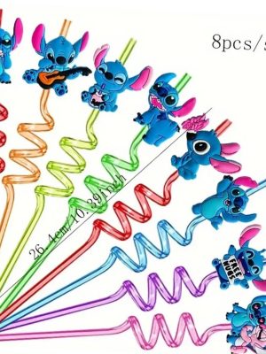 Stitch Party Favor Straws