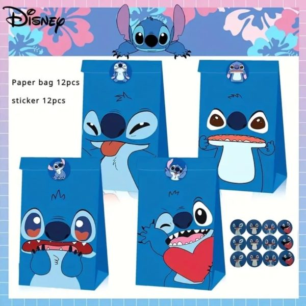 Stitch Party Supplies Favor Bags