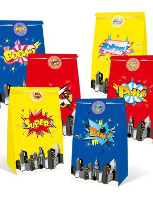 Super Hero Favor Bags Super Hero Party Supplies