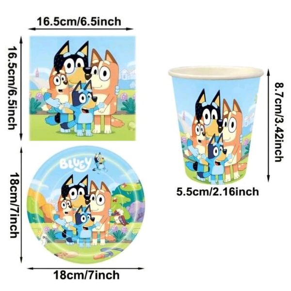 Bluey Tableware Set 30 Piece