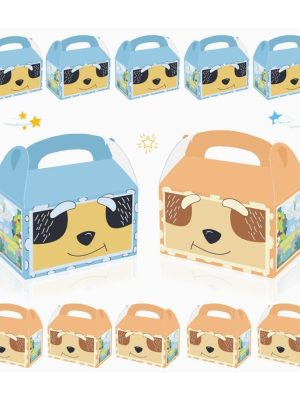 Bluey and Bingo Party Favors, Party Favor Boxes 6 Piece