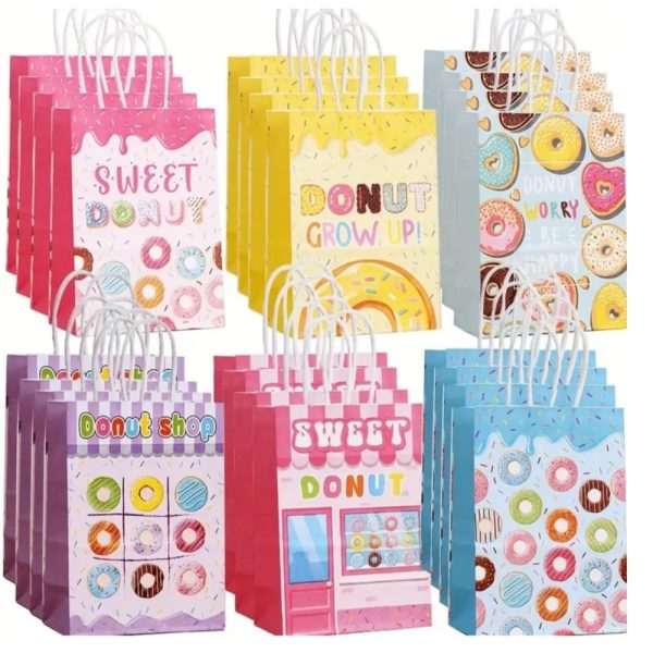 Donut Paper Favor Bags