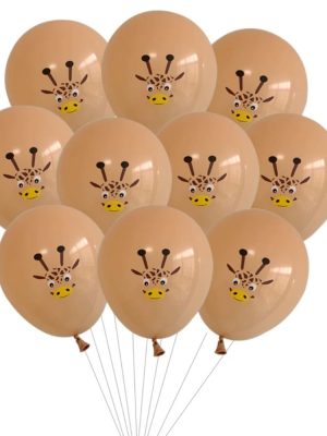 Giraffe Latex Balloons