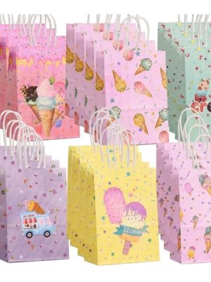 Ice Cream Themed Party Supplies Party Favor Bags