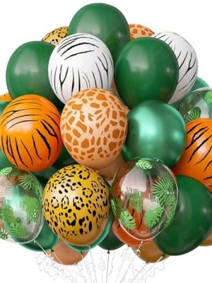 Jungle Themed Latex Balloons