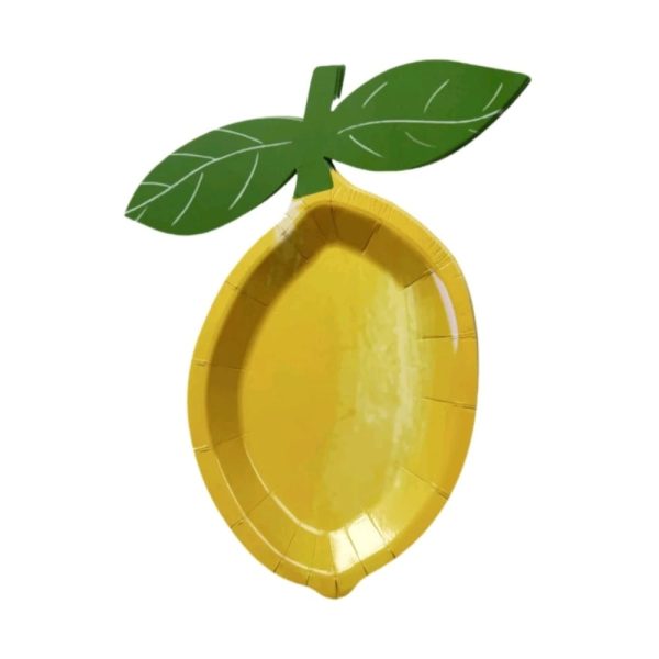 Lemon Paper Plates Lemon Tableware