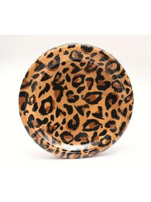 Leopard Party Tableware Paper Plates Small
