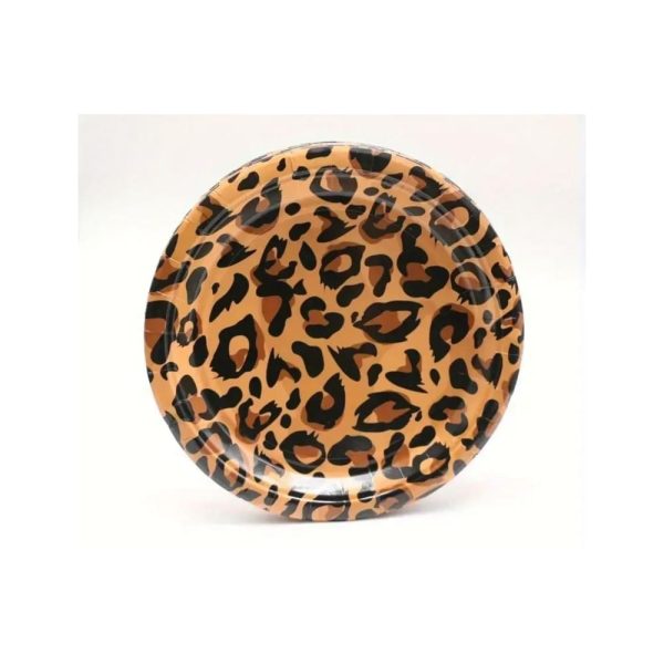 Leopard Party Tableware Paper Plates Small