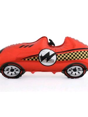 Red Vintage Race Car Foil Balloon