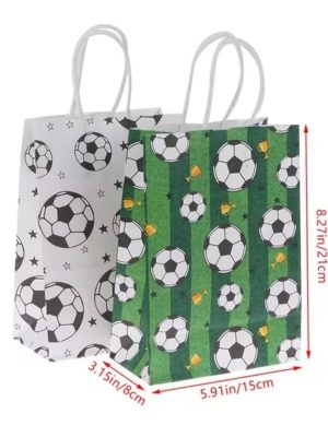 Soccer Favor Bags 6 Piece