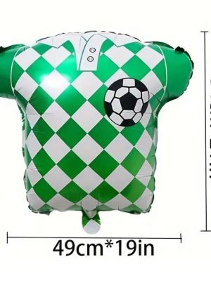 Soccer Themed Foil Balloon Green Party Decorations For Soccer Themed Party