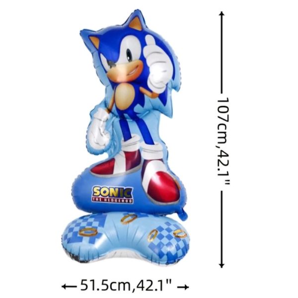 Sonic Foil Balloon Sonic Party Decoration (1)