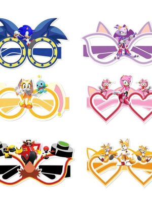Sonic Party Accecories Paper Glasses