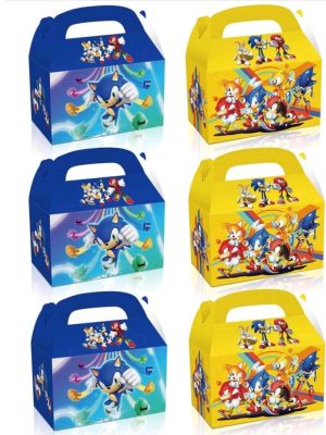 Sonic Party Supplies Party Favor Boxes