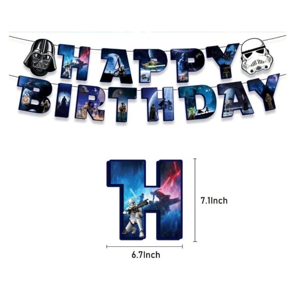 Star Wars Happy Birthday Bunting