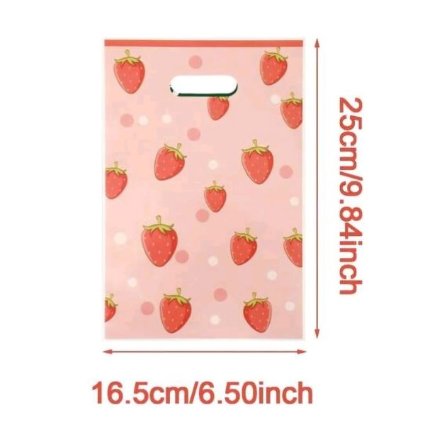Strawberry Party Supplies, Birthday Baby Shower Favor Bags