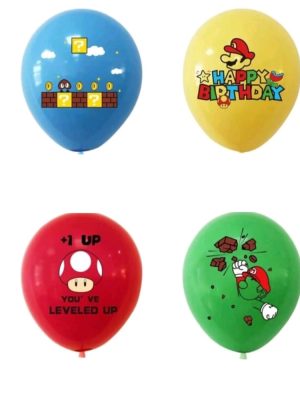 Super Mario Latex Balloons Super Mario Party Supplies