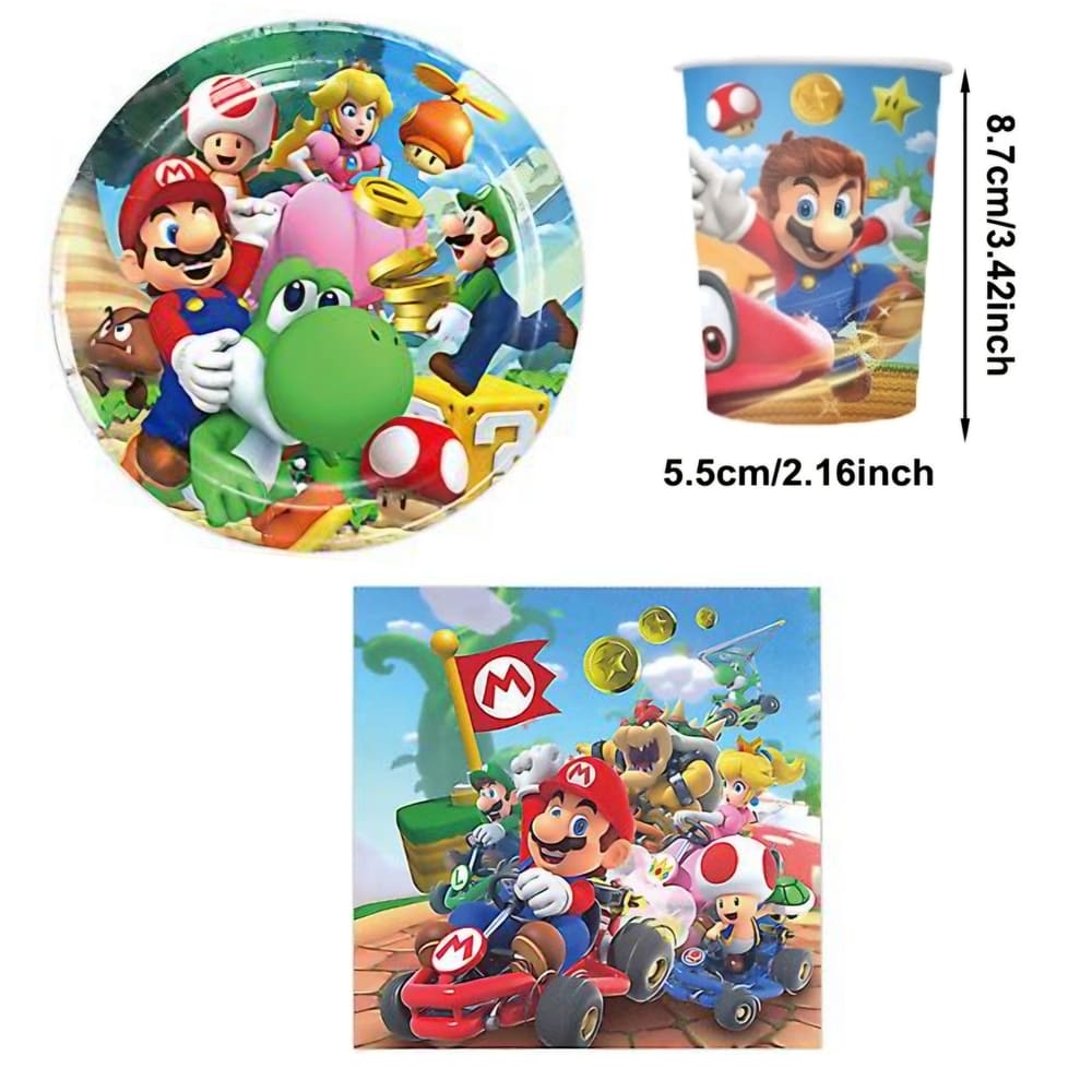Super MarioThemed Tableware Set-30 Piece 1 Super Mario Tableware Set 30 Piece