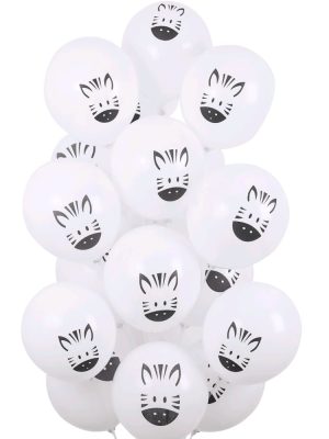 Zebra Latex Balloons