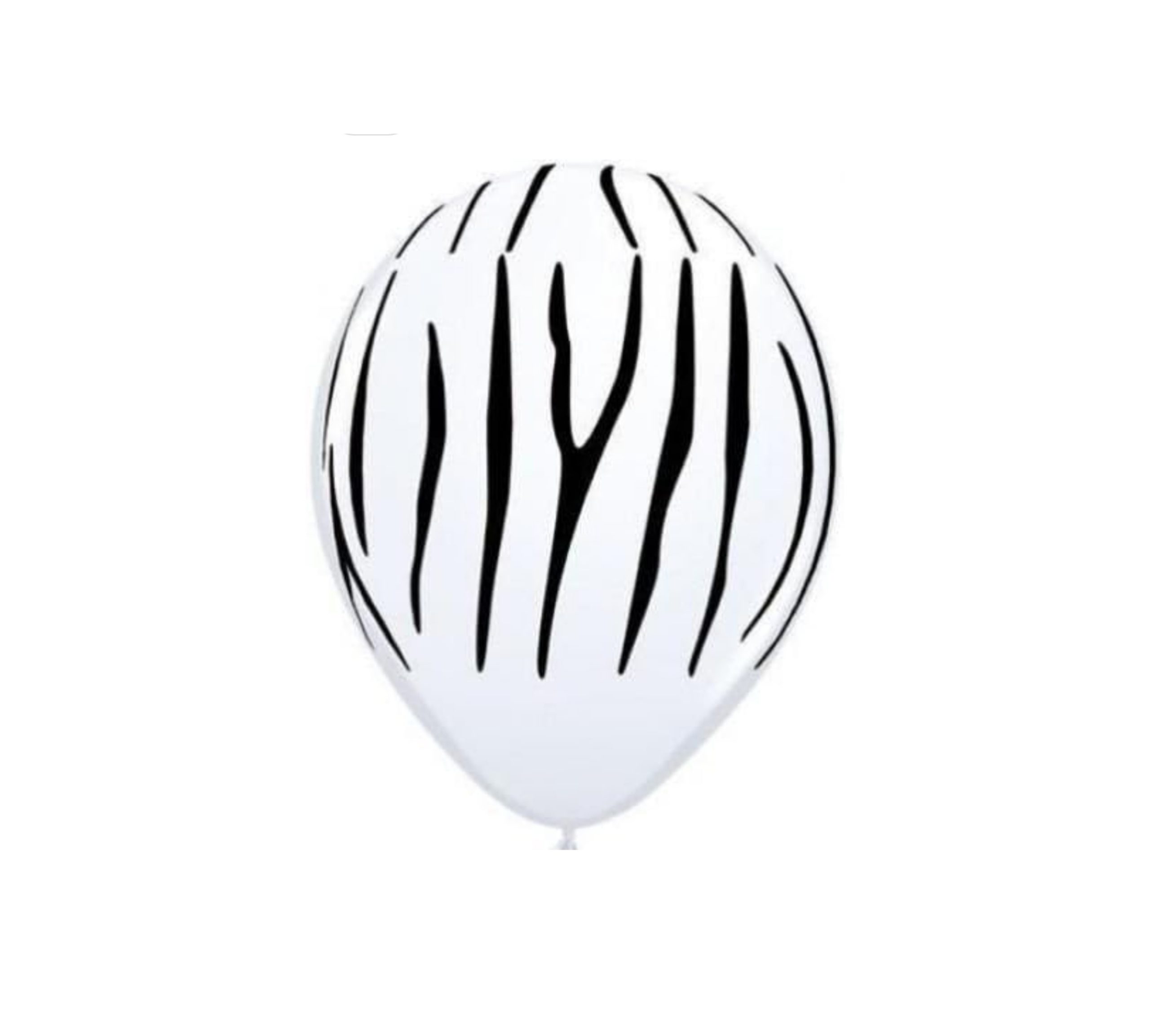 Zebra Skin Print Latex Balloons-10 Piece 1 Zebra Skin Print Latex Balloons