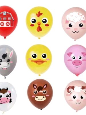 Farm Animal Latex Balloons