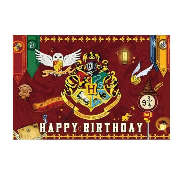 Harry Potter House Themed Backdrop