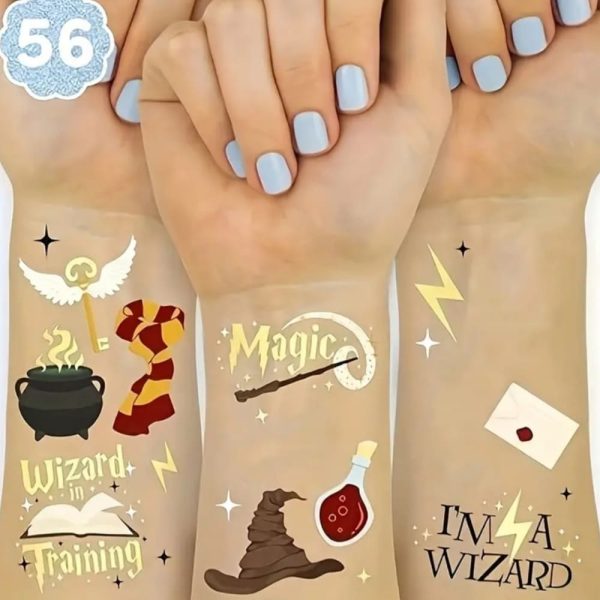 Harry Potter Themed Party Supplies Temporary Tattoos