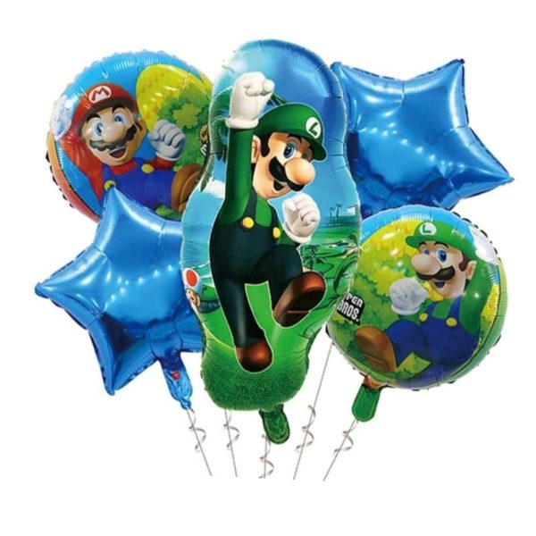 Luigi Foil Balloon Set