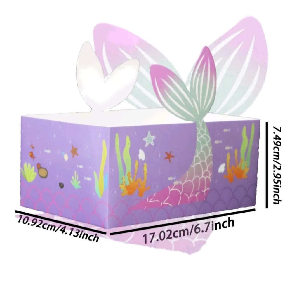 Mermaid Tableware Snack trays-6 Piece 1 Mermaid Tableware Snack Trays