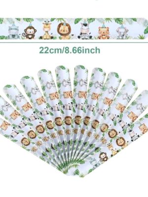 Safari Party Favors Slapbands 12 Piece