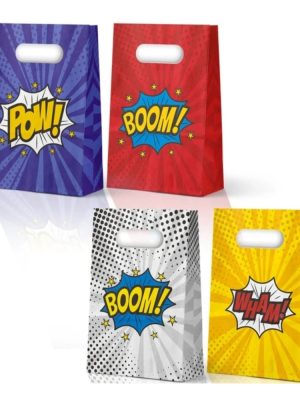 Superhero Themed Favor Bags
