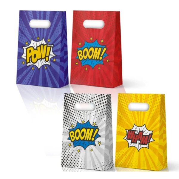 Superhero Themed Favor Bags