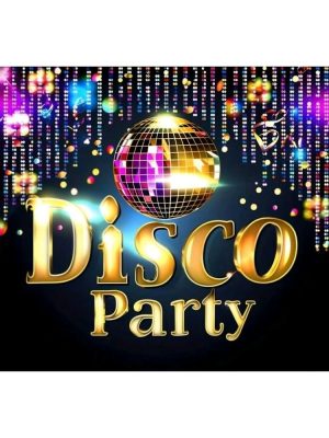 Disco Party Backdrop Large Disco Party Decorations