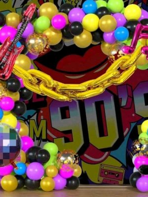 Disco Themed Balloon Arch Kit