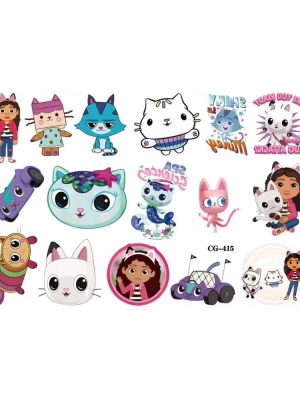 Gabby Party Favors Temporary Tattoos