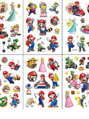 Mario Party Favors Temporary Tattoos