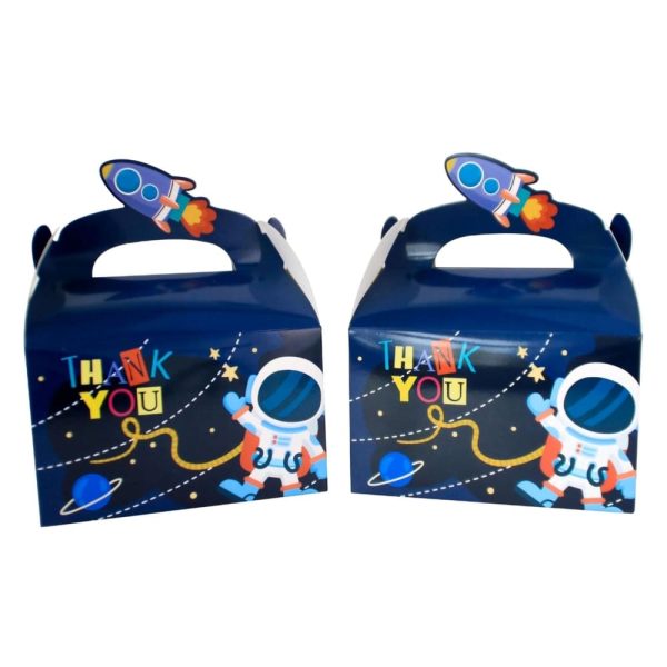 Space Party Favor Boxes 6 Piece Space Party Supplies