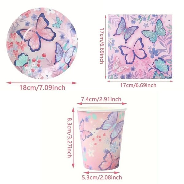 Butterfly Tableware Set 30Piece
