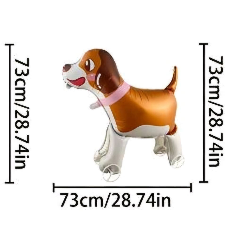Dog Walking Balloon-3D Design 1 Dog Walking Balloon On Wheels