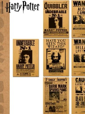 Harry Potter Party Wall Decorations 7 Piece