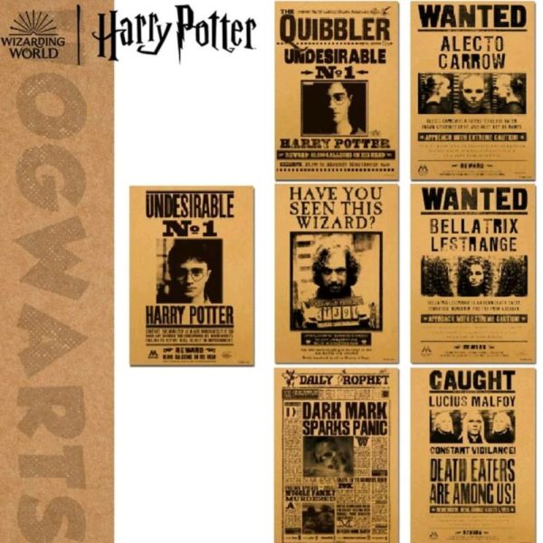 Harry Potter Party Wall Decorations 7 Piece