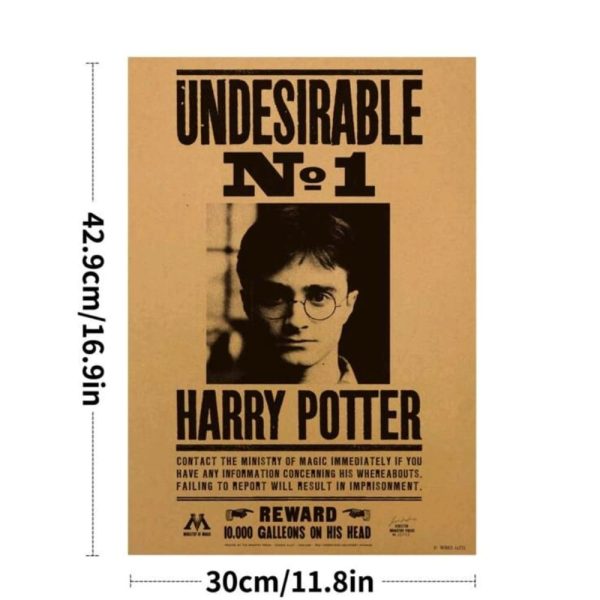 Harry Potter Wall Poster Dimensions