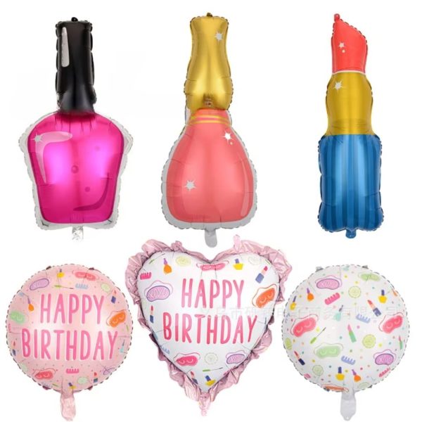 Make Up Foil Balloons Party Decorations for Make Up or Pamper Themed Party