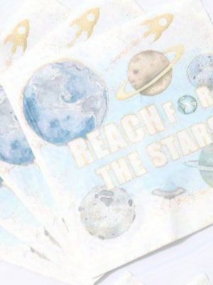 Space Reach For The Stars Paper Napkins 20 Piece