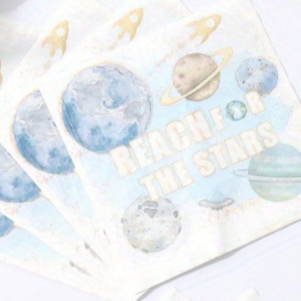 Space Reach For The Stars Paper Napkins 20 Piece