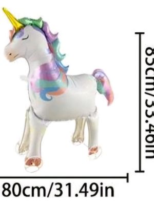 Unicorn Walking Balloon On Wheels