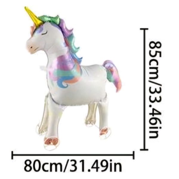 Unicorn Walking Balloon On Wheels